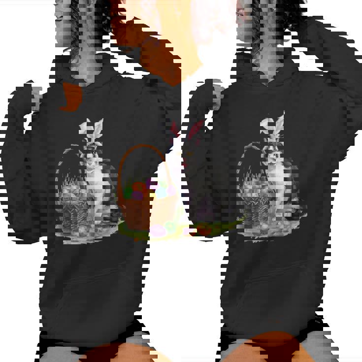 イースターデー 猫 バニー 耳 卵 イースター ウサギ 男性 女性 キッズ レディースパーカー