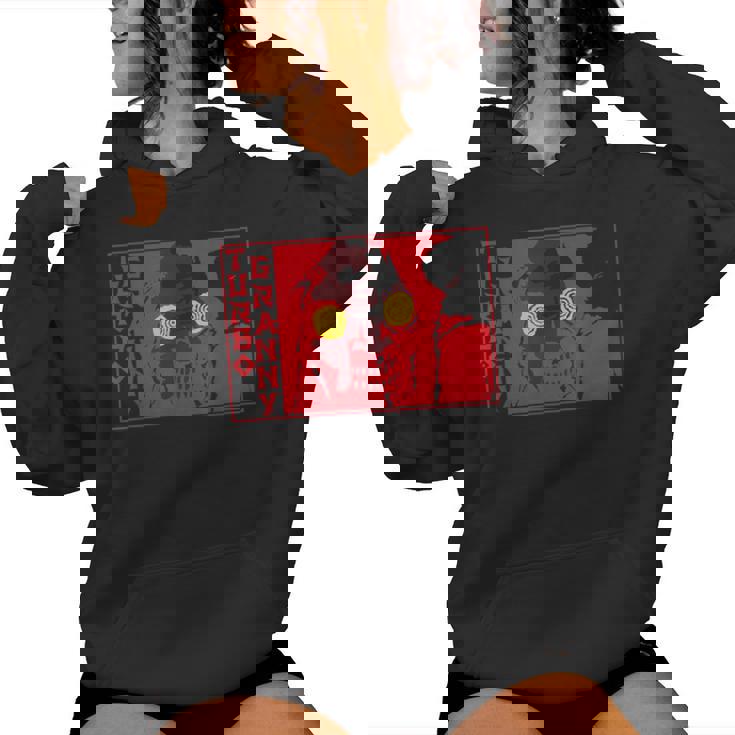 ターボおばあちゃん レディースパーカー