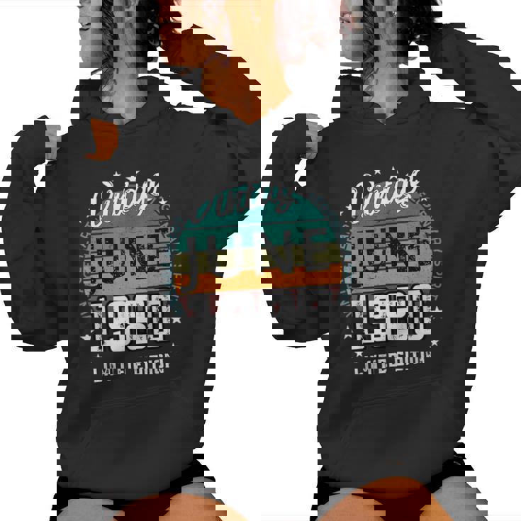 レトロ 45歳 ヴィンテージ 1980年6月 45歳の誕生日 男性 女性 レディースパーカー