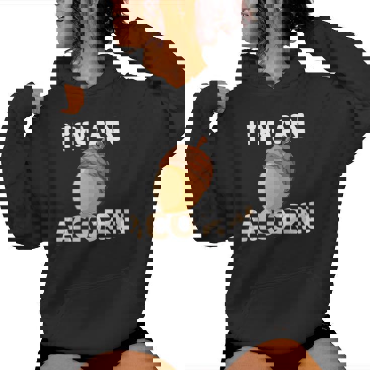 感謝祭 秋 どんぐり コスチューム Happy Falleason ギフト レディースパーカー