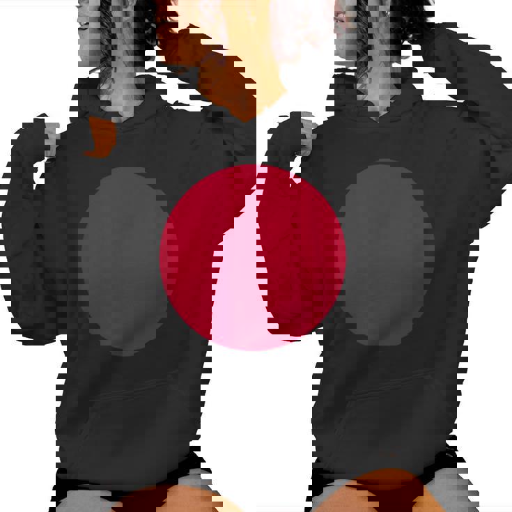 日の丸 Hinomaru 日本の国旗 レディースパーカー