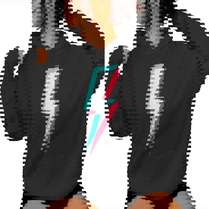 稲妻デザイン キッズ 男の子 女の子 女性 男性 グラフィック レディースパーカー