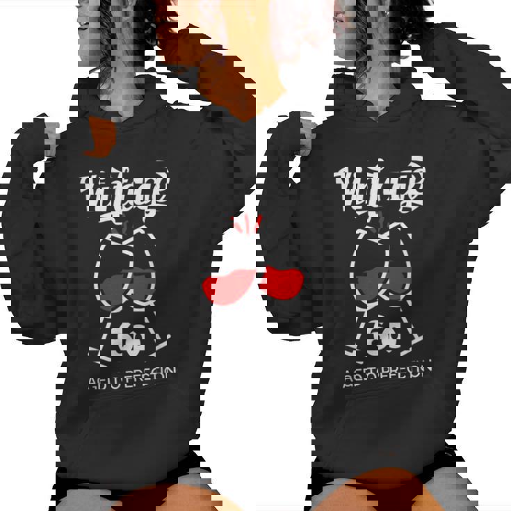 還暦祝い ワイン好き 酒好き 父 母 男性 女性 60歳お祝いintage Aged To Perfection レディースパーカー