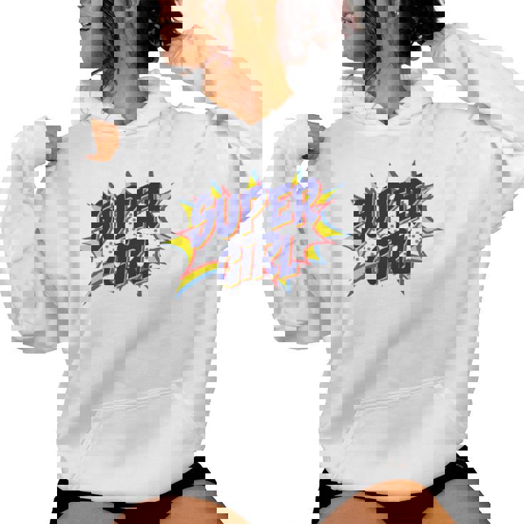 Girl Comicuper Retro Cool 長袖tシャツ レディースパーカー