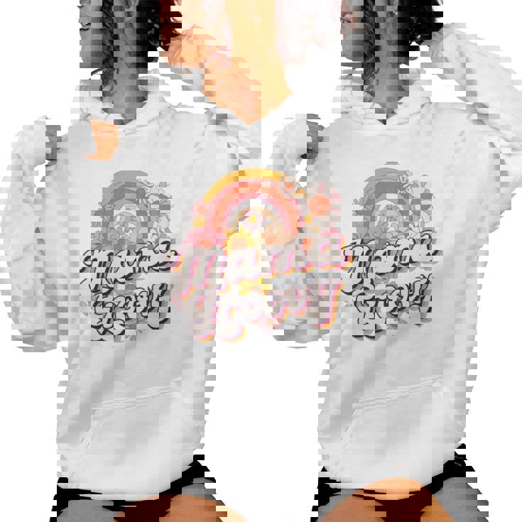 Groovy Best Mom Ever Best 母の日 長袖tシャツ レディースパーカー