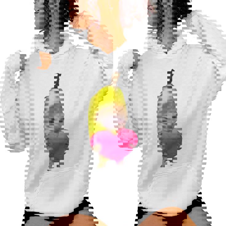 Happy Banana Cat レディースパーカー