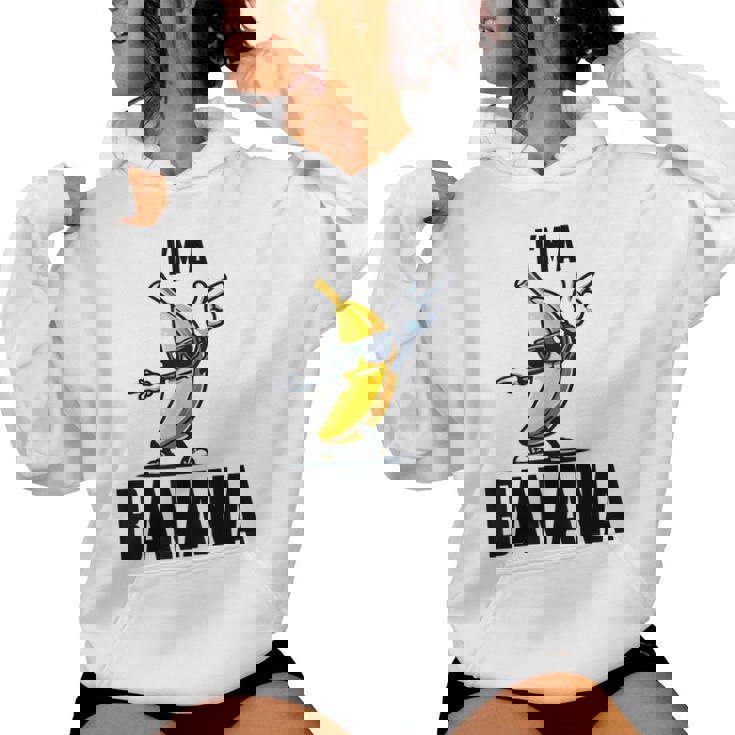 I'm A Banana シャツ かわいい 面白い バナナ コスチューム メンズ レディース キッズ レディースパーカー