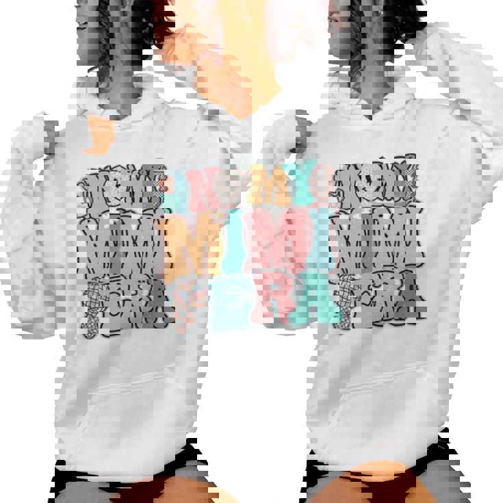 In My Mimi Era Groovy Leopardmile Face New Grandma Grandma 長袖tシャツ レディースパーカー