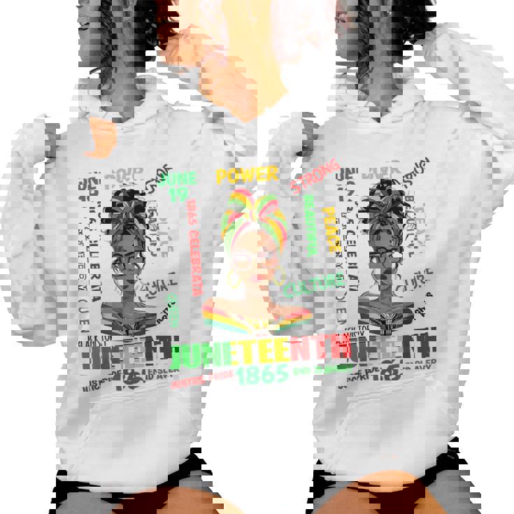 Junenth Girls 1865 African American Black Women Hoodie