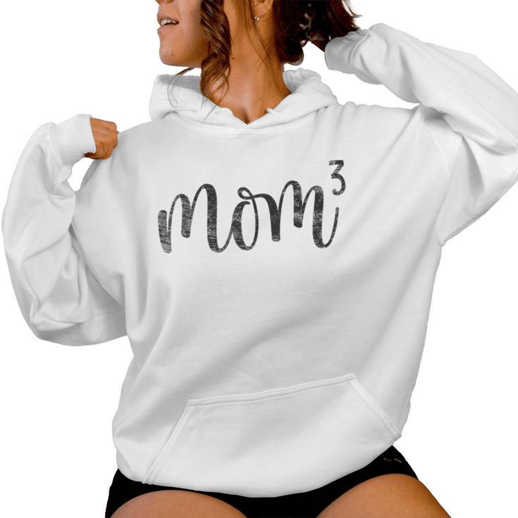 Mom3 Mom Cubed Mother Of Three Mama Of 3 Women T-shirt | Mazezy AU