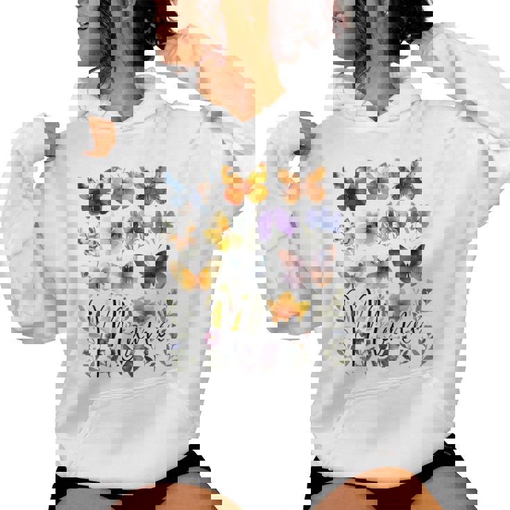 Mommy Mama バタフライ フローラル 夏 母の日 グラフィック ママ 長袖tシャツ レディースパーカー