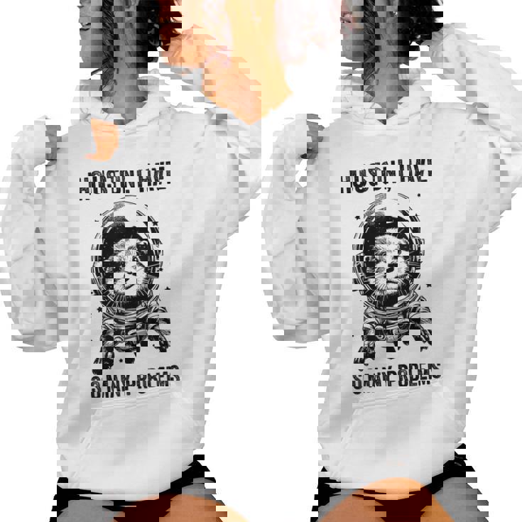 Otter Dad Mompace ヒューストン問題カワウソ レディースパーカー