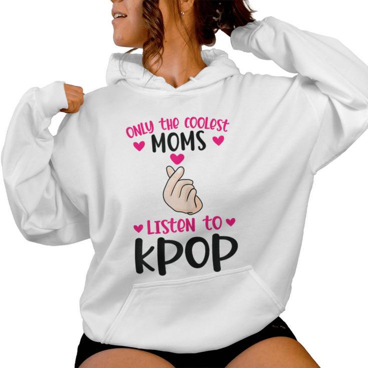 Seules Les Mamans Les Plus Cool Écoutent Les Produits Kpop Kpop Sweat à capuche femme