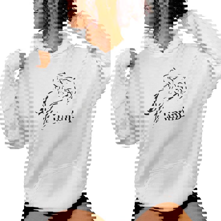 Showjumping Equestrian Horse Riding レディースパーカー