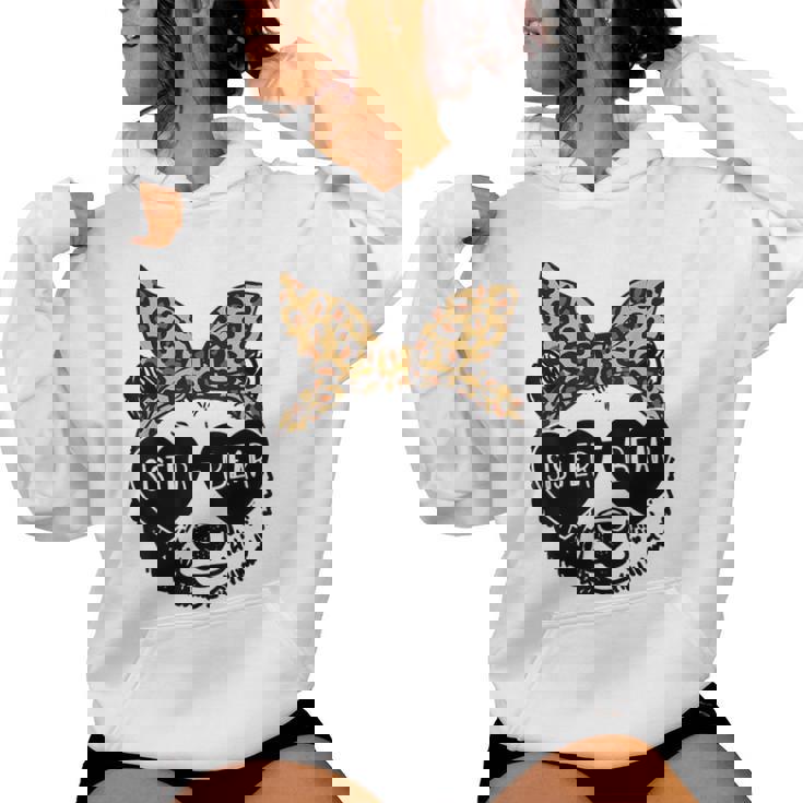 Sister Bear Face Sunglasses Big Little Sister Mother's Day Women Hoodie