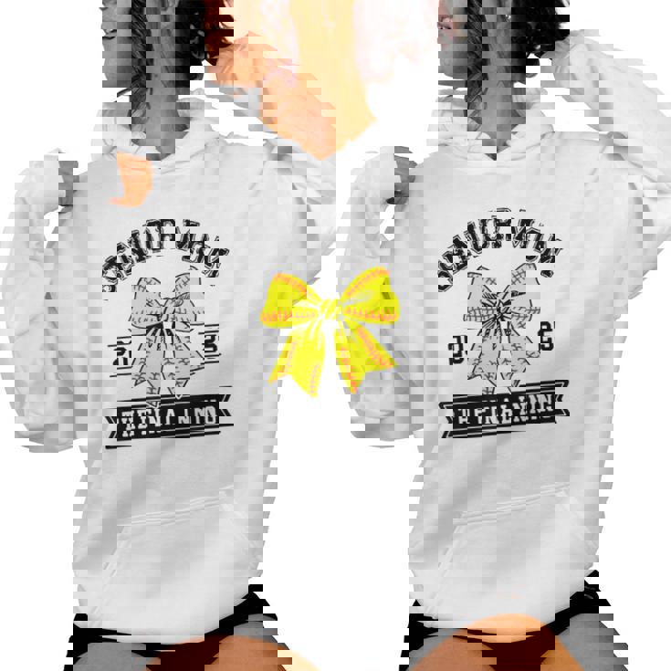 Softball Senior Mom 2025 The Final Inning Softball Mom Women Hoodie