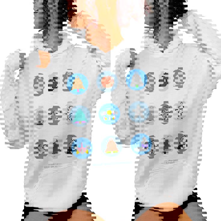 「Twin Bee」9 Circles レディースパーカー