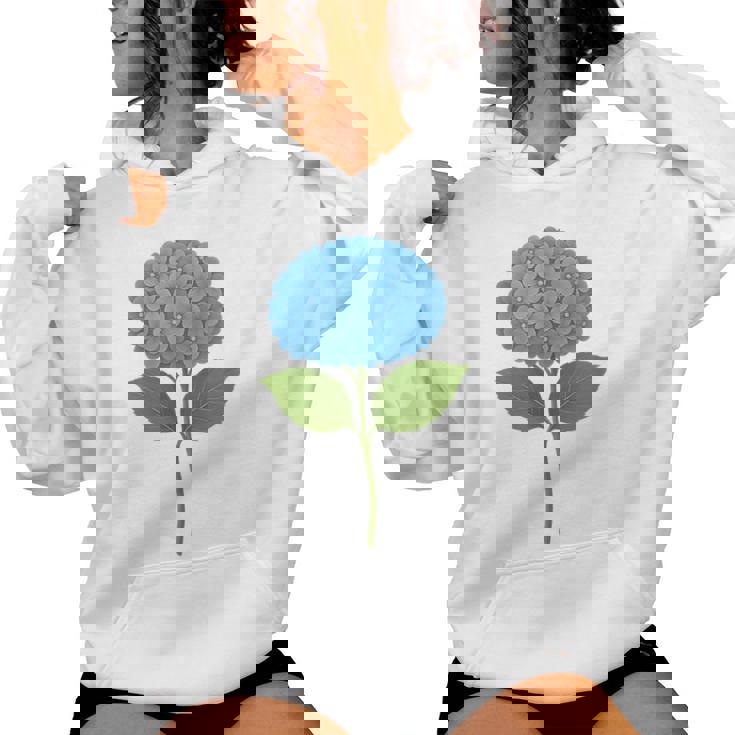 【花の花】あじさい美、花好き、自然 レディースパーカー