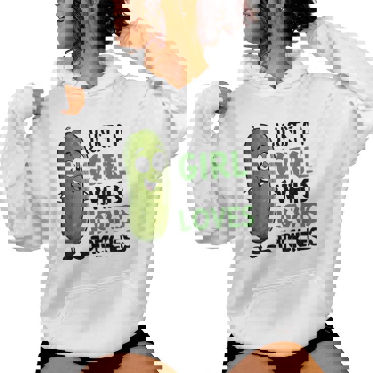 ピクルスが大好きな女の子だけ おかしなきゅうり レディースパーカー