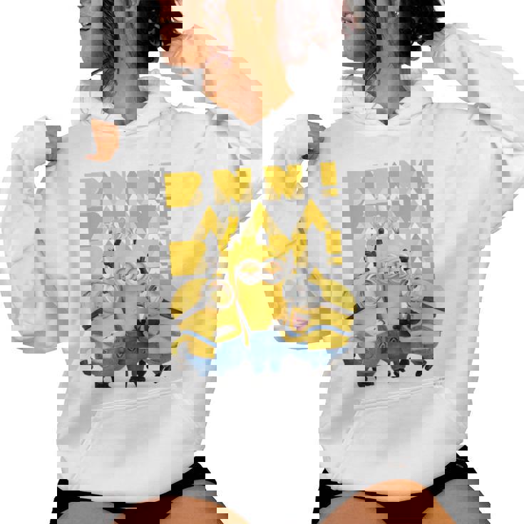 ミニオン Banana×4 レディースパーカー