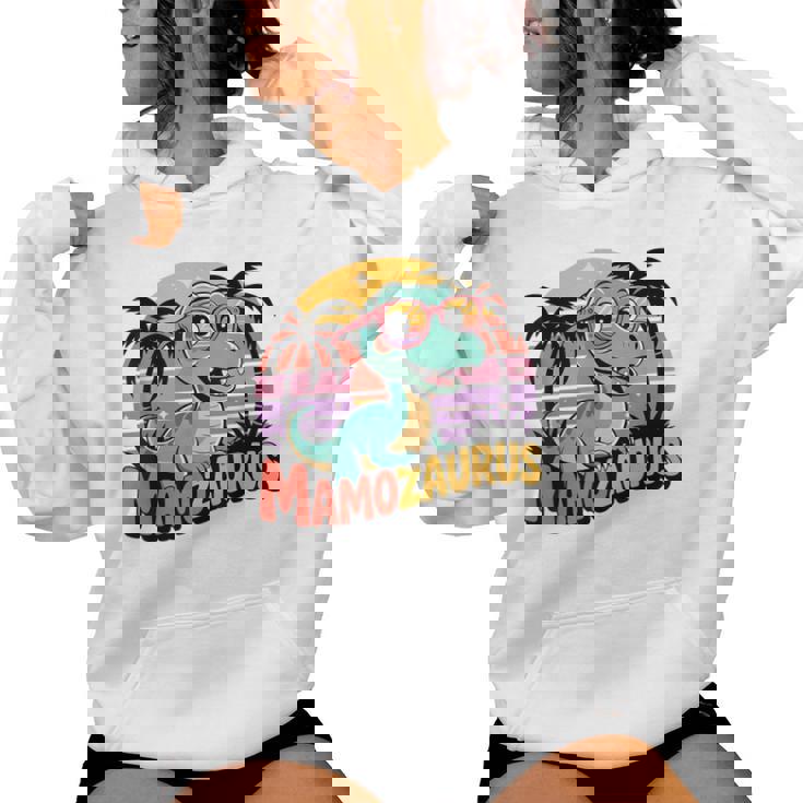 レトロマモザウルス恐竜ギフト ポーランドのお母さん Trexポーランド レディースパーカー