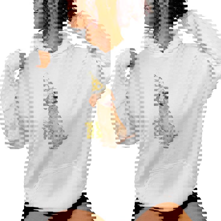 古希祝い 犬好き 男性 女性 父 母 古希 お祝い 70歳 かわいい 犬 ゴールデンレトリバー おもしろ レディースパーカー