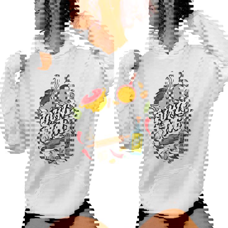 料理の日 宗教料理 シェフ向け 料理 男性 女性 長袖tシャツ レディースパーカー