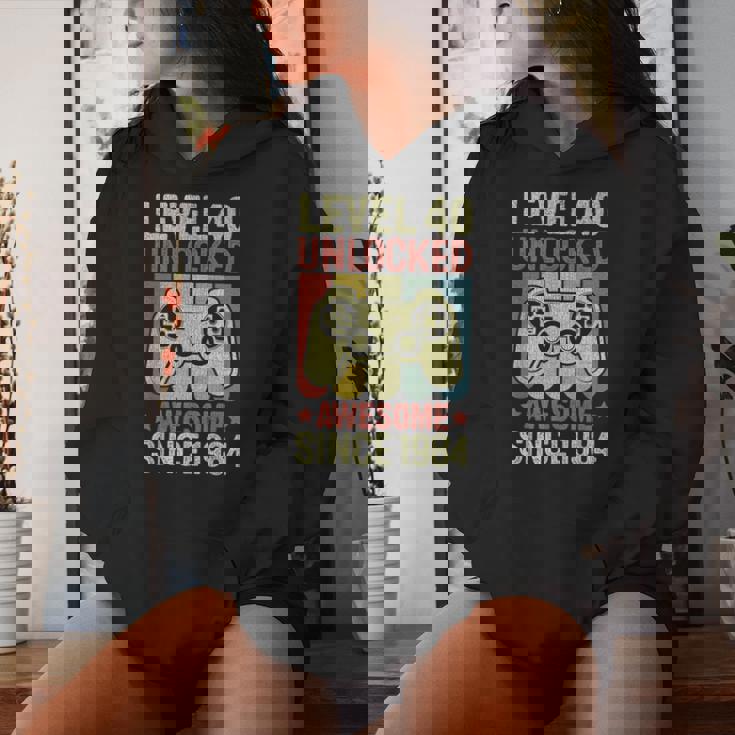 40歳の誕生日 男性 女性 40歳 1984年 装飾 面白い ギフト レディースパーカー 彼女への贈り物