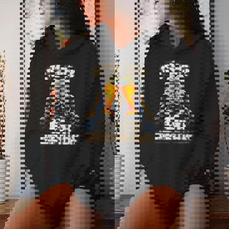 43歳の誕生日プレゼントのアイデアbeerthdayビール レディースパーカー 彼女への贈り物