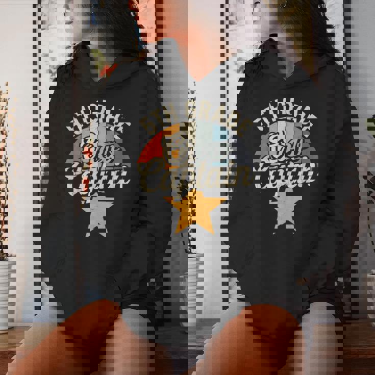 5Th Grade Crew Captain Nautical Back To School Women Hoodie Gifts for Her 5Th Grade Crew Captain Nautical Back To School Women Hoodie Gifts for Her