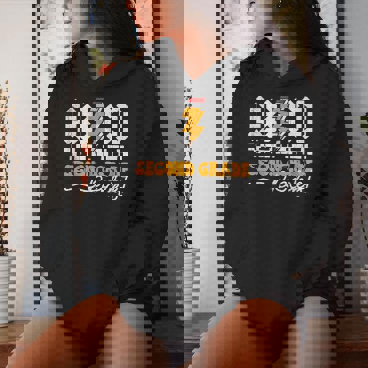 Ab Cd 2年生 ロックス 2年生 先生 男の子 女の子 キッズ レディースパーカー 彼女への贈り物