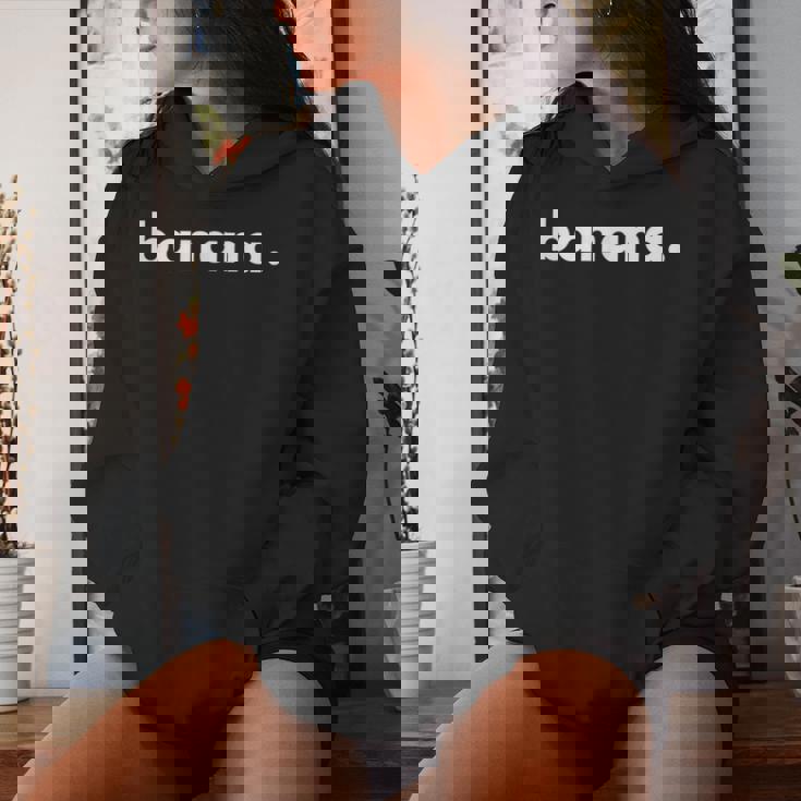 Banana バナナドット ロゴ バナナ パロディ おもしろ ギャグ ハイブランド レディースパーカー 彼女への贈り物