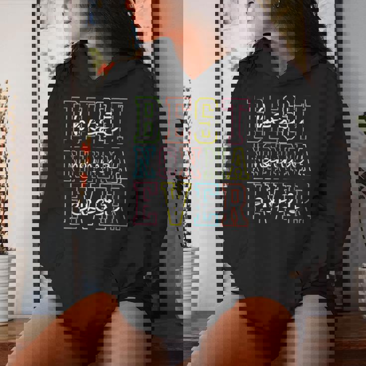 Best Nonna Ever Mother's Day Mom Mama Grandma Women Hoodie Gifts for Her