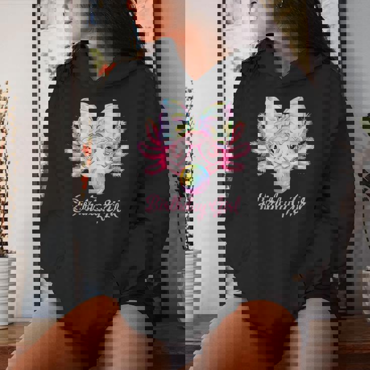Birthday Girl Axolotl Lover Party Alotl Axolotl Girls Women Women Hoodie Gifts for Her