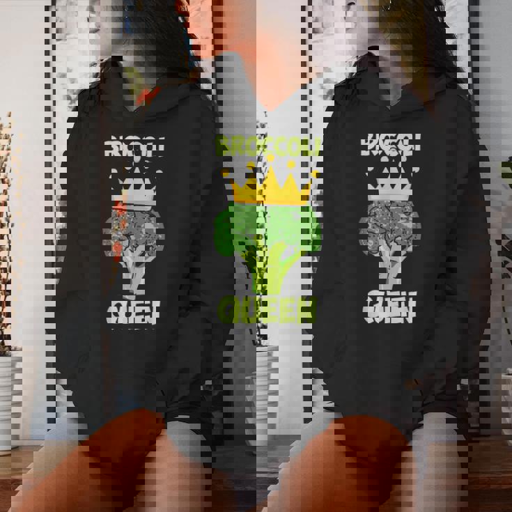 Broccoli Queen ブロッコリーの女王 ブロッコリー ベジタリアン・ベジタブル ブロッコリー レディースパーカー 彼女への贈り物