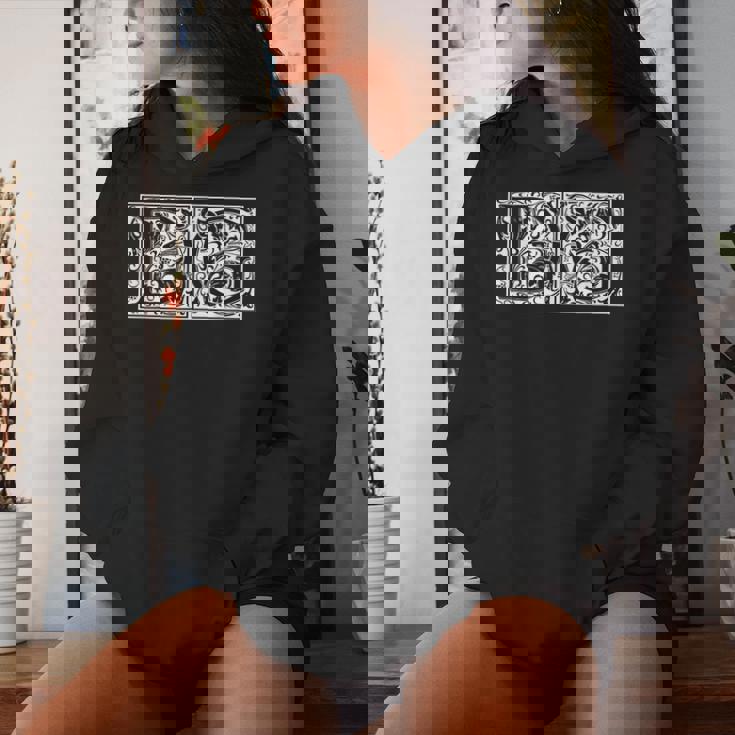 Dg Initials D G Nameurname Onomastics Onomatology レディースパーカー 彼女への贈り物