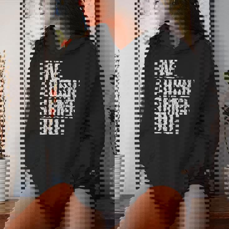 End Ofchool Year Teachers Have A Bussin'ummer Bruh レディースパーカー 彼女への贈り物