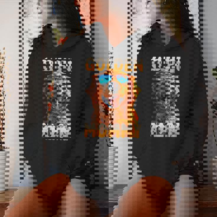 Golden Mommyゴールデン・ママ 母の日 ゴールデンレトリバー・ママ レディースパーカー 彼女への贈り物