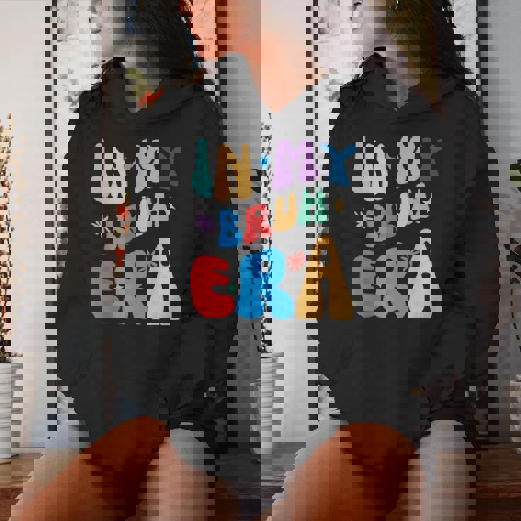 Groovy Cute Bruh メンズ レディース キッズ 面白い 兄弟 兄弟 レディースパーカー 彼女への贈り物