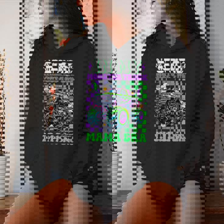 Groovy In My Monster Truck Mama Era Monster Truck Mom Women Women Hoodie Gifts for Her