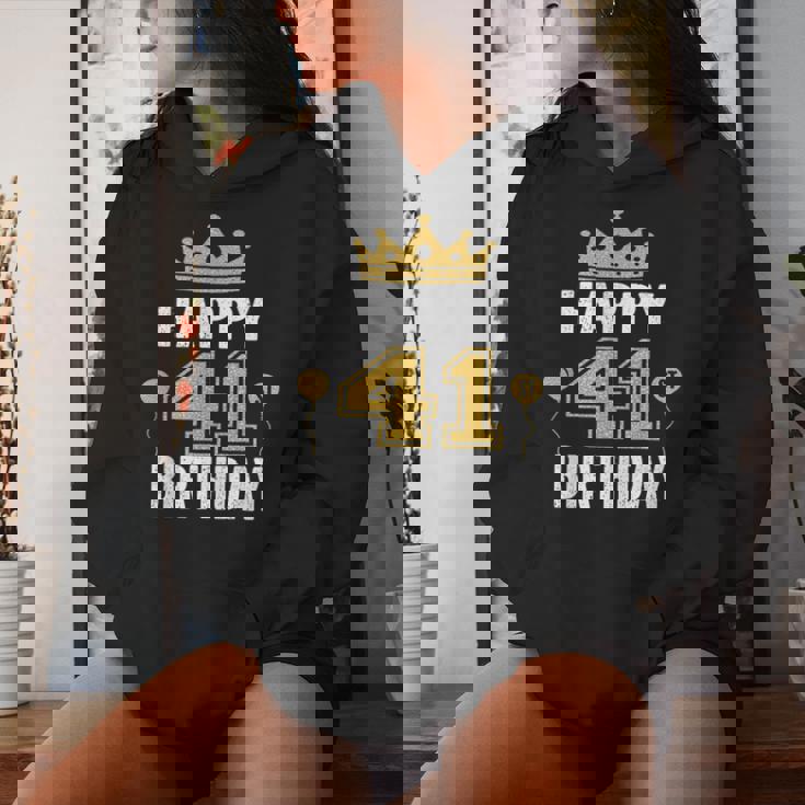 Happy 41St Birthday アイデア 41歳の男性と女性に レディースパーカー 彼女への贈り物