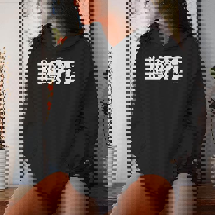 Hope Romans 15 13 レトロ グルービー 面白い クリスチャン 信仰 聖書 J レディースパーカー 彼女への贈り物