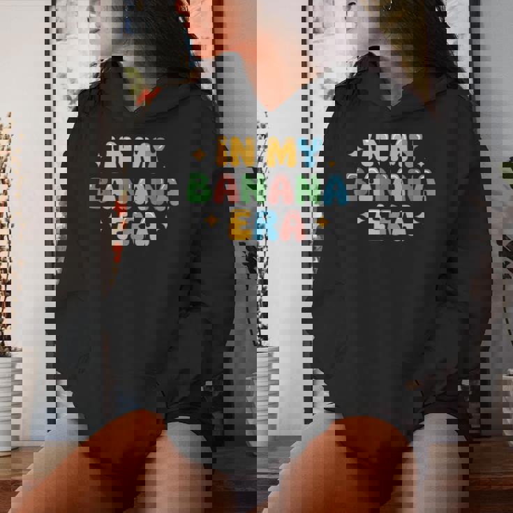 In My Banana Era Bananas レディースパーカー 彼女への贈り物