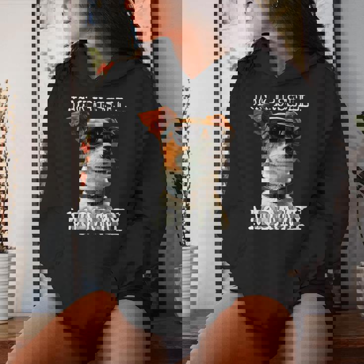 Jack Russell Mommyジャック・ラッセル ママ 母の日 お母さん ジャック・ラッセル・テリア レディースパーカー 彼女への贈り物