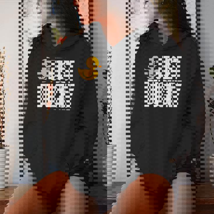 Just Duckyラバーダック レディースパーカー 彼女への贈り物