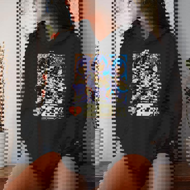 I Love 2D Girls ファニーメイド アニメ マンガ Manwha Waifu Otaku レディースパーカー 彼女への贈り物