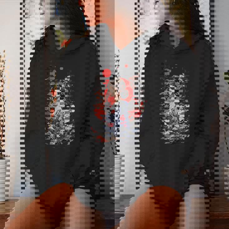 I Love Japan 東京都 日本の女の子 タトゥーアート レディースパーカー 彼女への贈り物