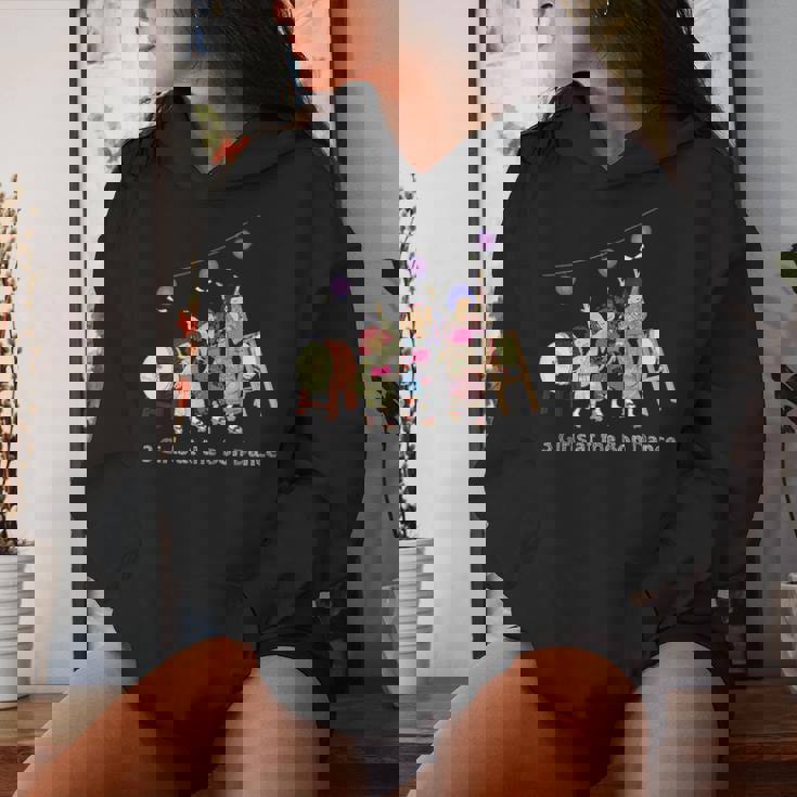 Maui Mon Hawaii Trendyお盆 3人の女の子 レディースパーカー 彼女への贈り物