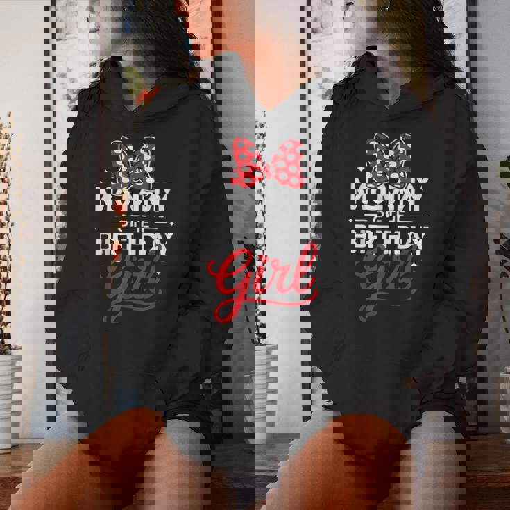 Mommy Of The Birthday Girl Cute Pink Family Matching Party Women Hoodie Gifts for Her