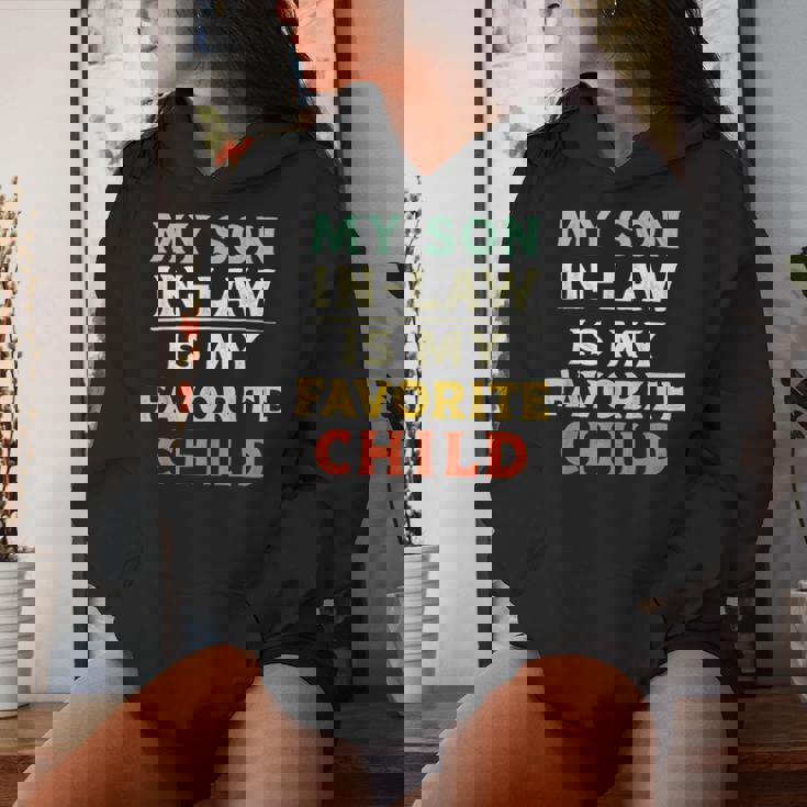 Myon In Law Is My Favorite Child Mothers Fathers Day レディースパーカー 彼女への贈り物